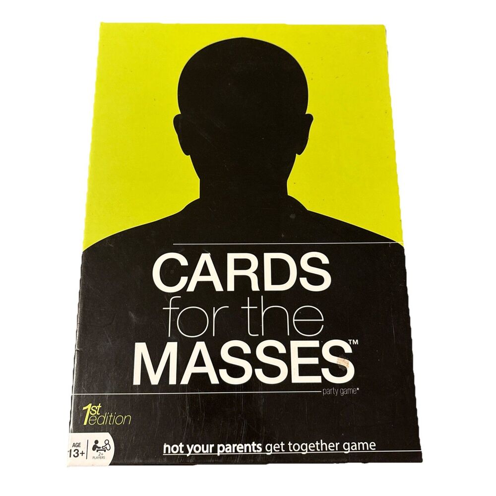 Cards For The Masses 1st Edition. Not Your Parents Get Together Game Card Game